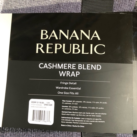 Banana Republic Cashmere Blend Wrap - Picture 5 of 6